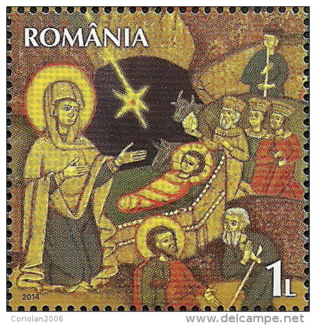 Romania 2014 / Christmas 2014 - Unused Stamps