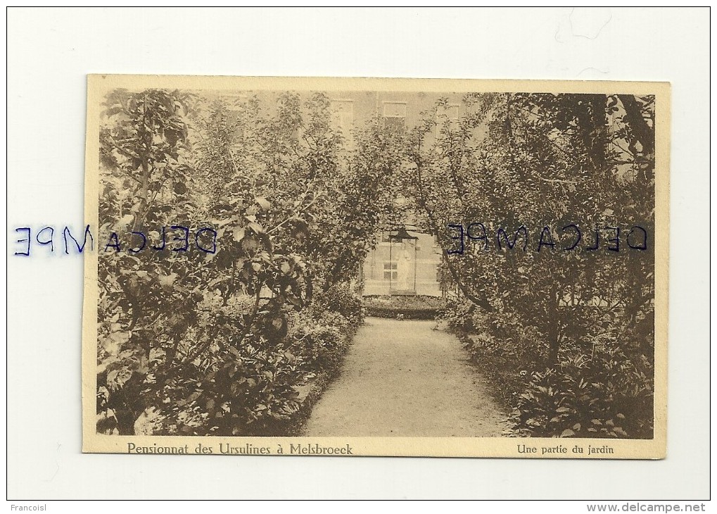 Belgique. Pensionnat Des Ursulines à Melsbroeck. Une Partie Du Jardin. !!a été Découpée - Steenokkerzeel