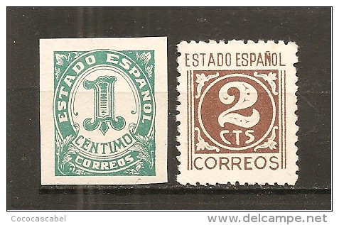 España/Spain-(MNH/**) - Edifil  914-15 - Yvert  653-54 - Nuevos