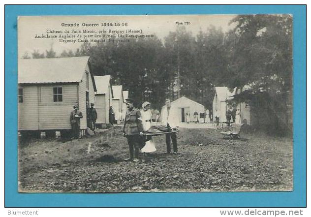 CPA GUERRE 1914 Ambulance Anglaise De Première Ligne - Château Du Faux-Miroir Près REVIGNY 55 - Revigny Sur Ornain