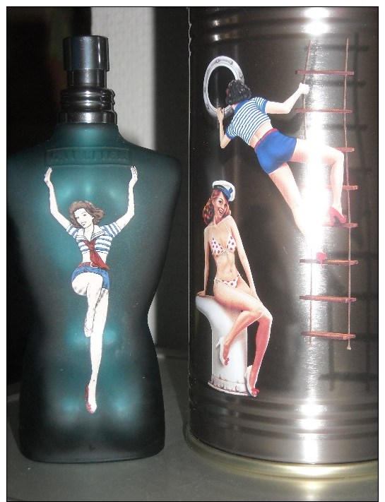 GAULTIER EXCLUSIVITE ... COLLECTOR ... FLACON VIDE EDT 75 ML COMPLET EXCELLENT ETAT - Bottles (empty)