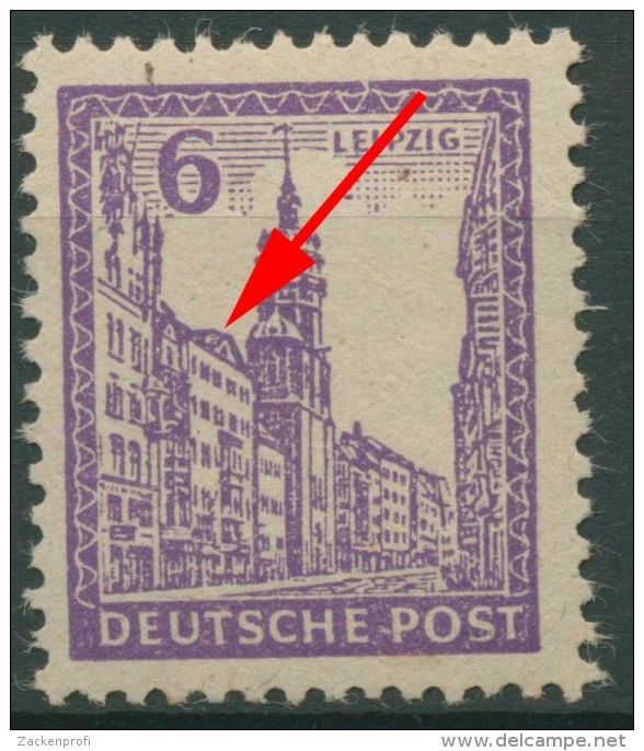 SBZ West-Sachsen 1946 Abschiedsserie Mit Plattenfehler 159 X I Postfrisch - Postfris