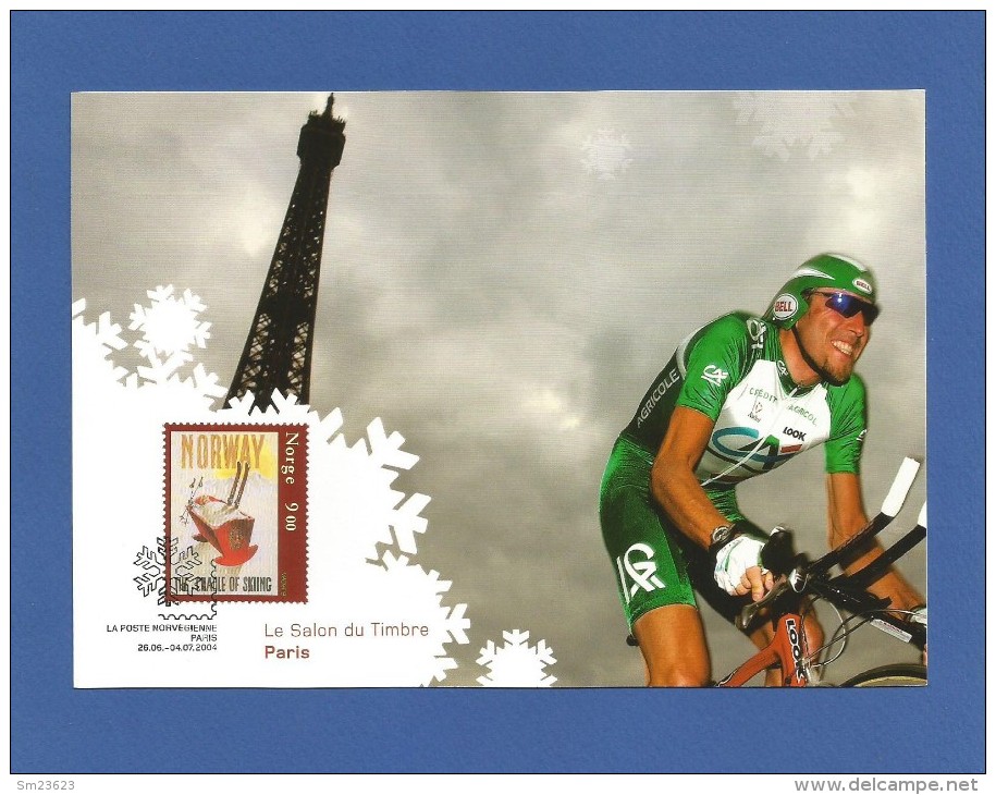 Norwegen  2004 , Le Salon Du Timbre Paris - Maximum Card  (18x12,5 Cm - Porto 1,50€ ) - 26.06.-04.07.2004 - Cartes-maximum (CM)