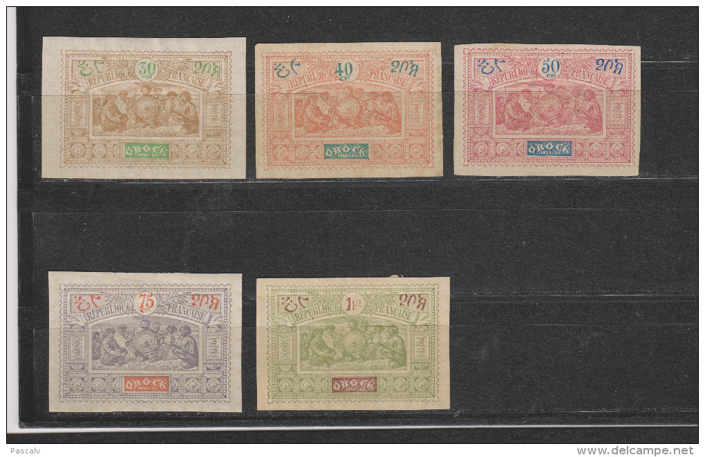 Yvert 55 - 56 - 57 - 58 - 59 * Neuf Avec Charnière - Unused Stamps