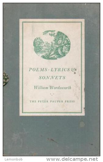 Poems, Lyrics & Sonnets By William Wordsworth - Poetry