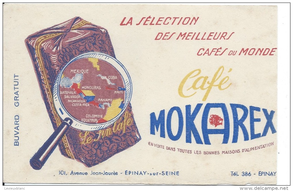 Buvard/Café/MOKAREX/Epinay Sur Seine//Seine//Vers 1950        BUV217 - Kaffee & Tee