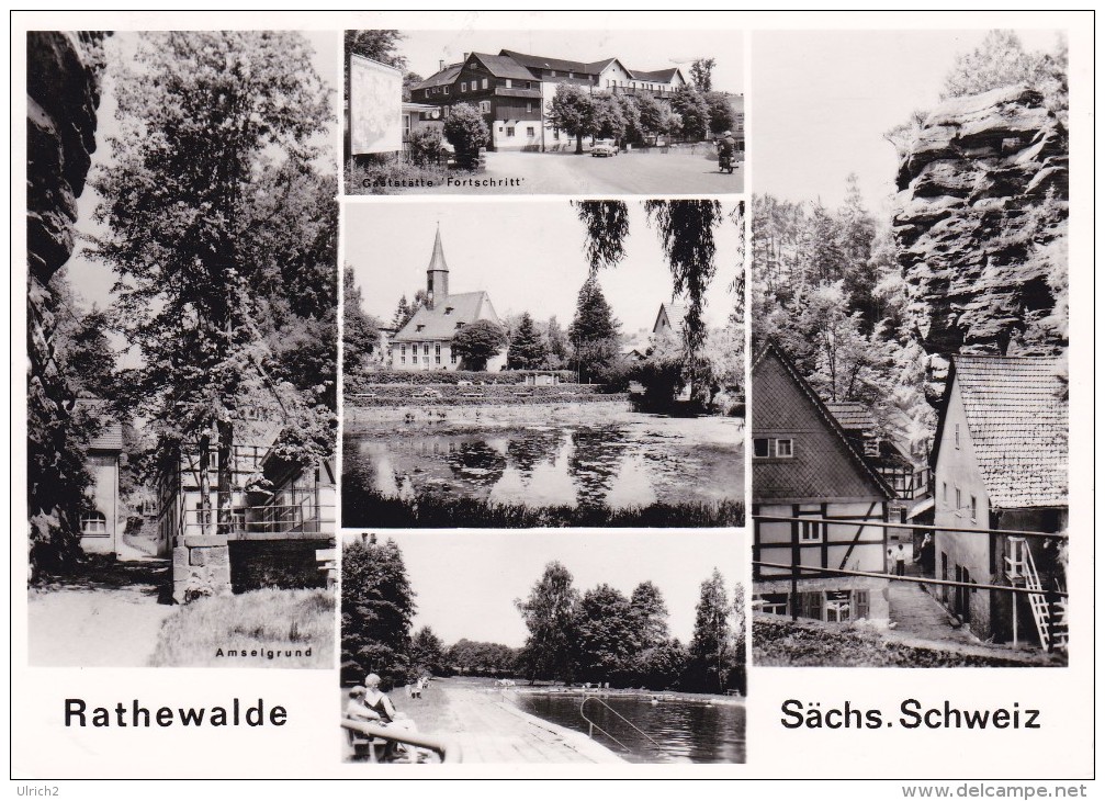 AK Rathewalde - Sächsische Schweiz - Mehrbildkarte (17608) - Hohnstein (Saechs. Schweiz)