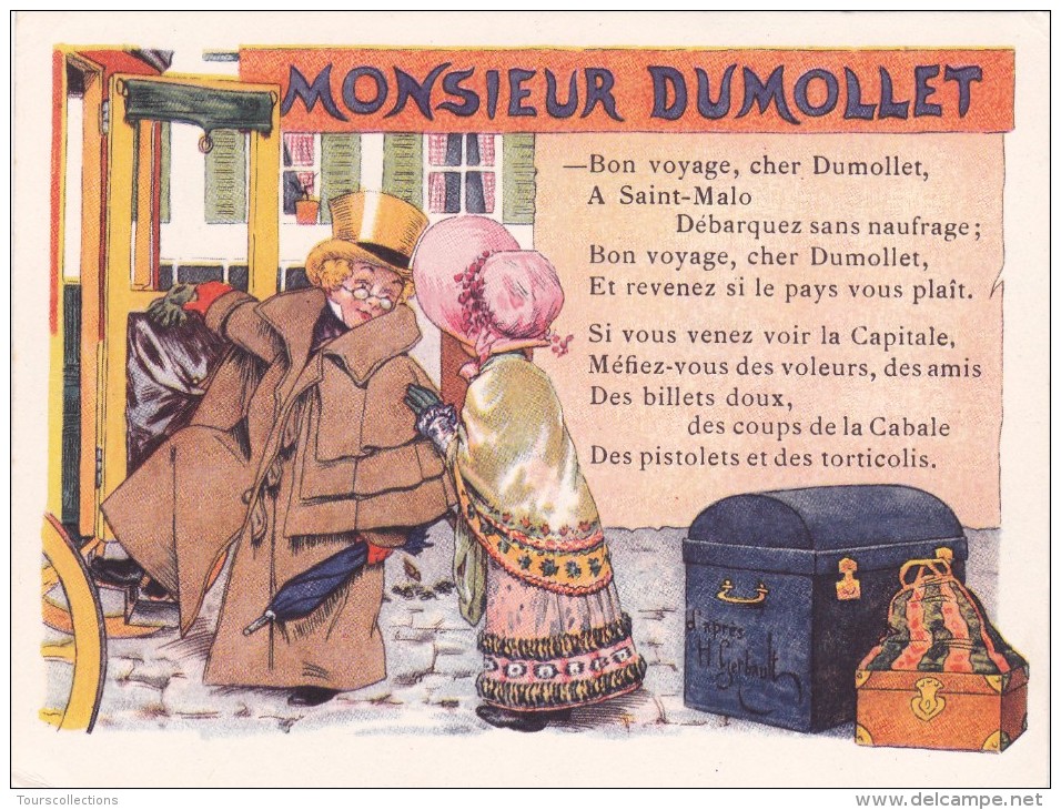 PUBLICITÉ L´ALCOOL DE MENTHE RICQLÈS (H. Gerbault) Monsieur Dumollet - Comptine - Publicité