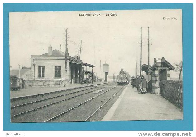 CPA Chemin De Fer Arrivée Du Train En Gare De LES MUREAUX 78 - Les Mureaux