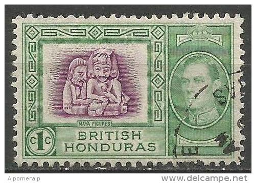 British Honduras 1938 Mi 112 Maya Imagery Of Stann Creek, King George VI And Country Products - Honduras Británica (...-1970)