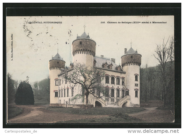 CPA Marmanhac, Château De Sedaiges - Autres & Non Classés