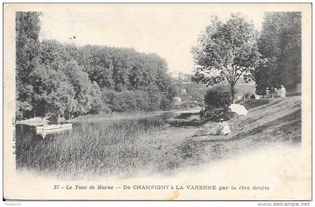 DEPT 51 - De CHAMPIGNY à LA VARENNE Par La Rive Droite - VAN - - Champigny