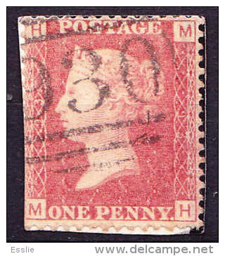 Great Britain GB - Queen Victoria - 1 One Penny Red - On Piece / Fragment - Used Stamps