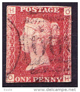 Great Britain GB - Queen Victoria - 1 One Penny Red - On Piece / Fragment - Used Stamps