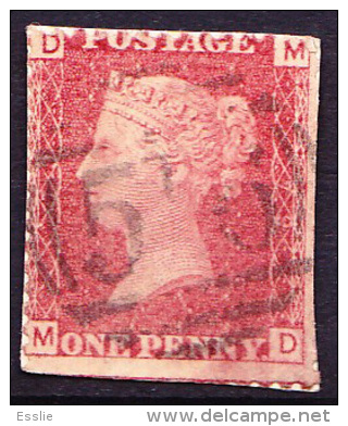 Great Britain GB - Queen Victoria - 1 One Penny Red - On Piece / Fragment - Ohne Zuordnung