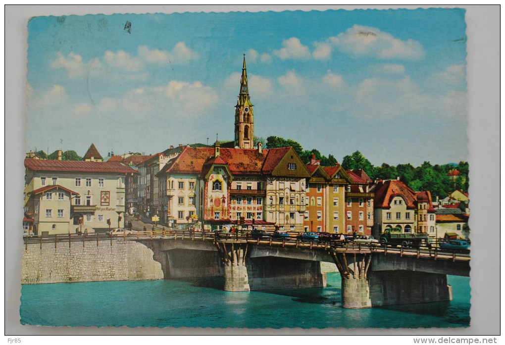 BAD TOLZ  ISAR MIT BLICK ZUM MARIENSTIFT - Bad Toelz