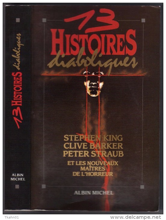 ALBIN-MICHEL " 13 HISTOIRES DIABOLIQUES "  GRAND-FORMAT DE 1993 AVEC 410 PAGES - Albin Michel