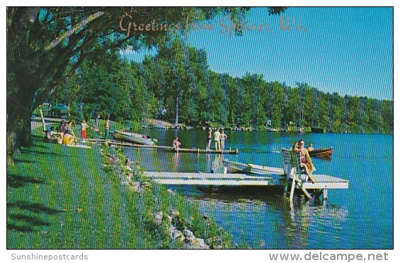 Greetings From Spooner Wisconsin 1959 - Spokane