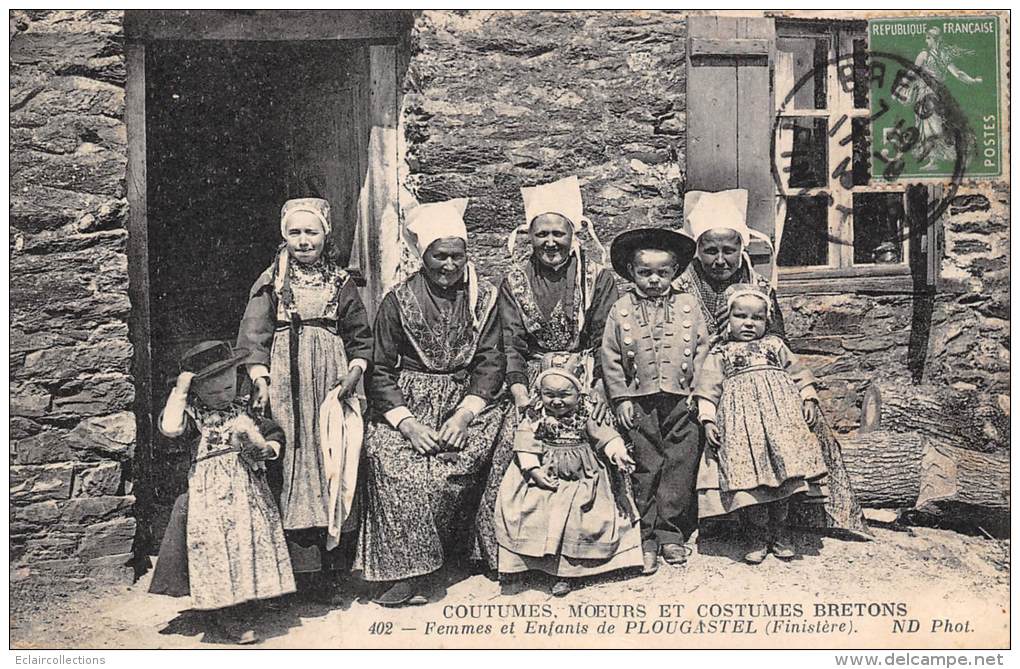 C.M.C.B      N° 402 :     Femmes Et Enfants De Plougastel - Bretagne