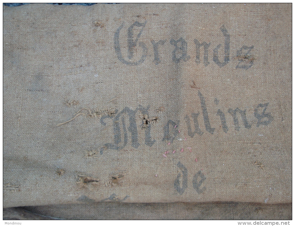 Grand Sac En Jute. Grands Moulins De Pantin Paris 1940 - Autres & Non Classés