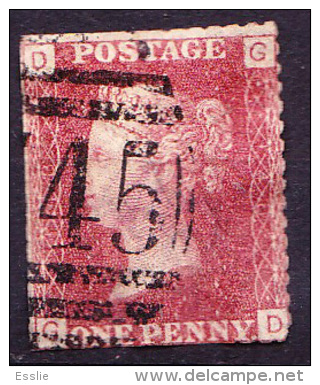 Great Britain GB - Queen Victoria - 1 One Penny Red - On Piece / Fragment - Oblitérés