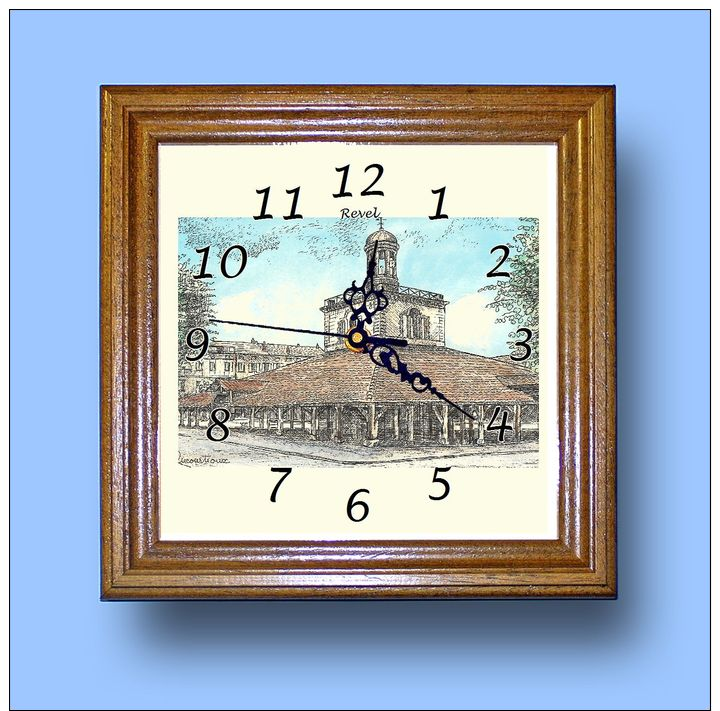 HG CL 31040 - Horloge Avec Une Vue De 31 REVEL - Horloges