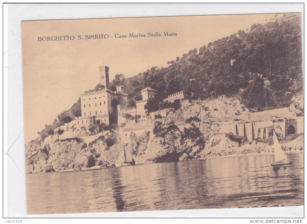 CARD BORGHETTO S.SPIRITO  CASA MARINA STELLA MARIS(SAVONA)-FG-V-2-  0882- 24153 - Savona