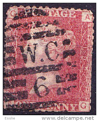Great Britain GB - Queen Victoria - 1 One Penny Red - On Piece / Fragment - Gebraucht