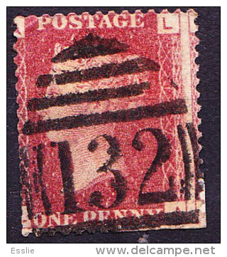 Great Britain GB - Queen Victoria - 1 One Penny Red - On Piece / Fragment - Used Stamps