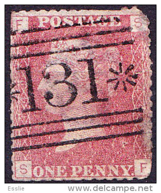 Great Britain GB - Queen Victoria - 1 One Penny Red - On Piece / Fragment - Oblitérés