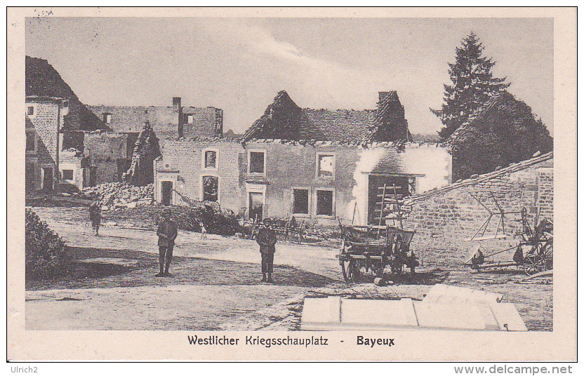 AK Bayeux - Westlicher Kriegsschauplatz - Feldpost - II./3. Bay. Res. Fuß Artl. Rgt. - 1915 (17647) - Bayeux