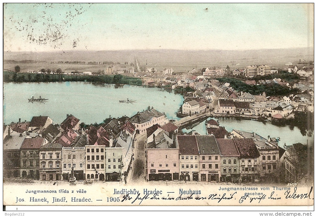 1903 - JINDRICHUV HRADEC , Gute Zustand, 2 Scan - Czech Republic