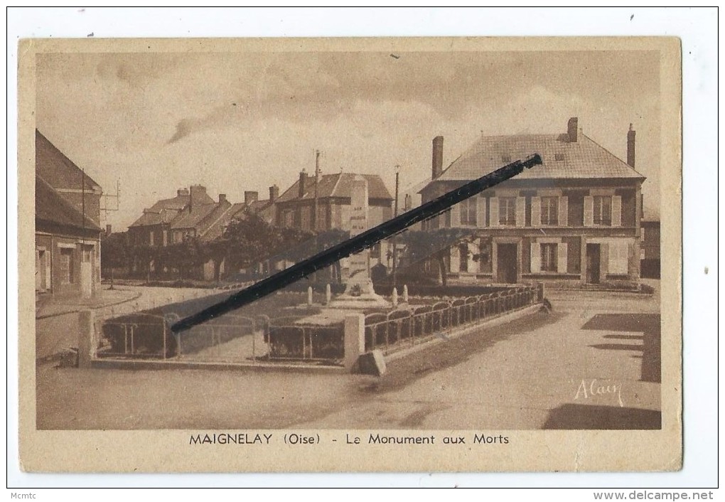 CPA - Maignelay - Le Monument Aux Morts - Maignelay Montigny