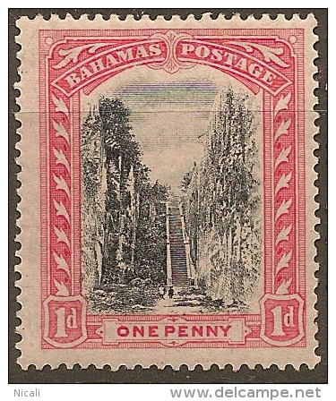 BAHAMAS 1921 1d Queen's Staircase SG 111 HM #NM165 - Other & Unclassified
