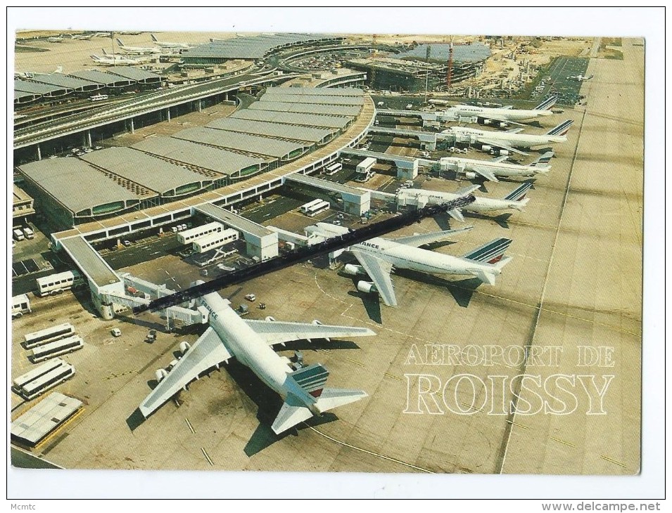 CPM - Aéroport DeRoissy- L´aérogare 2 - Aéroport Charles De Gaulle - Avion - Aéroports De Paris