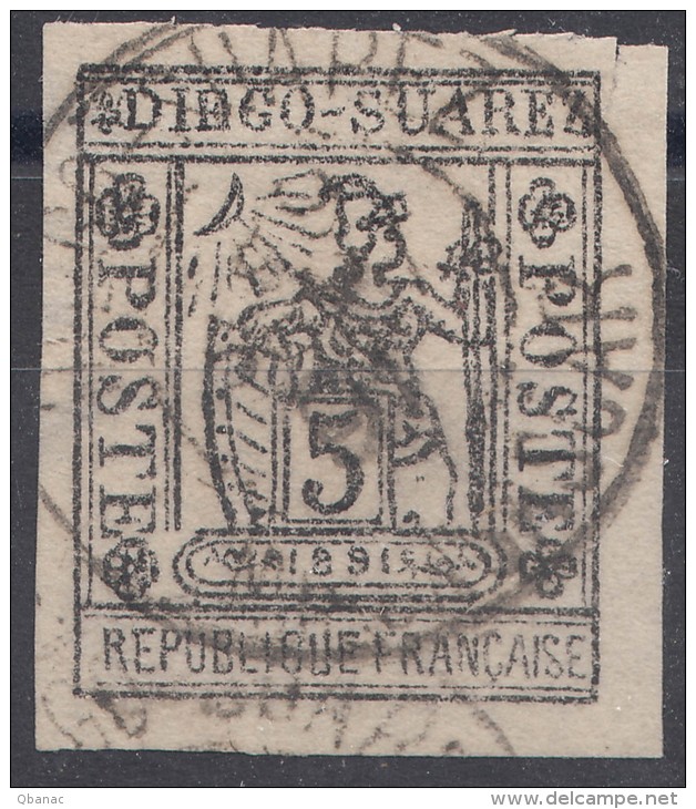 Diego-Suarez 1891 Yvert#10 Used - Used Stamps