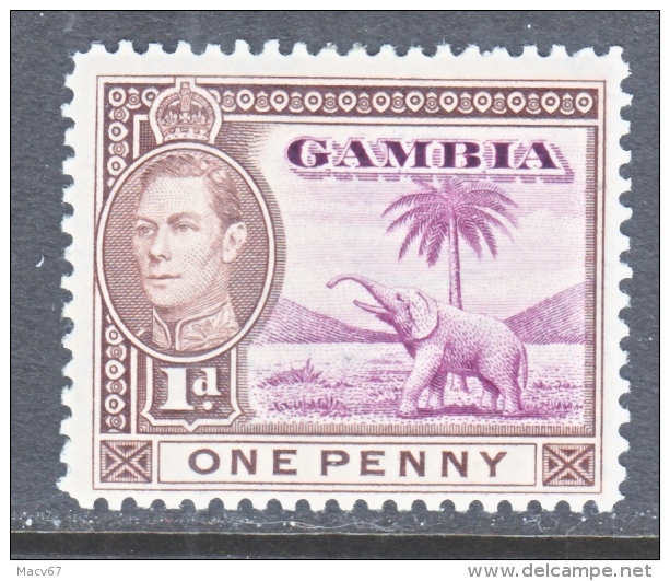 GAMBIA  133   *   FAUNA  ELEPHANT - Gambie (...-1964)