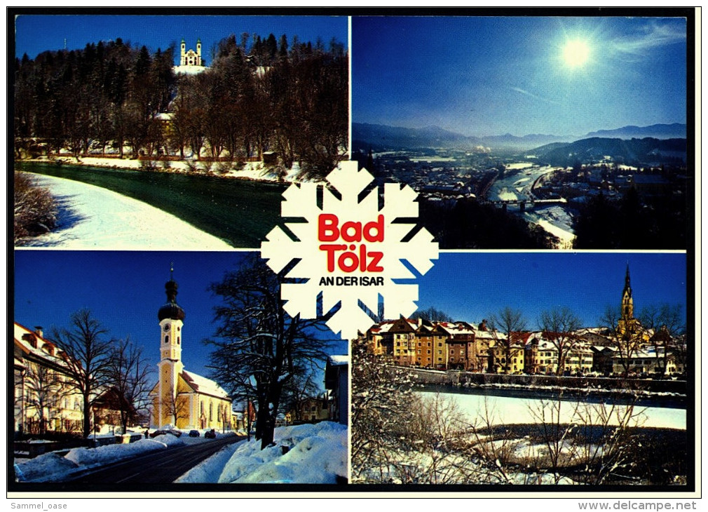 Bad Tölz An Der Isar  -  Im Winter  -  Ansichtskarte Ca. 1994    (4956) - Bad Toelz
