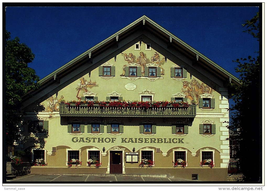 Oberaudorf Am Inn  -  Gasthof Kaiserblick  -  Ansichtskarte Ca. 1980    (4685) - Rosenheim