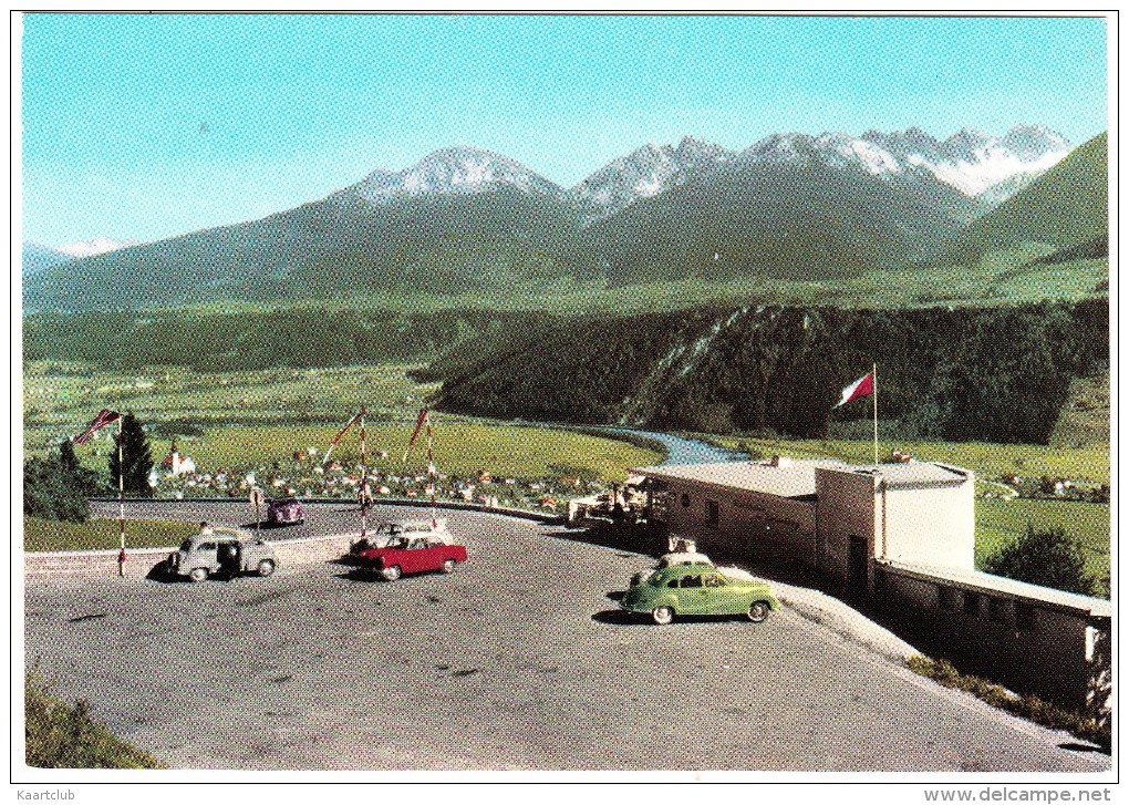 Zirlerbergstraße: BMW 501, FORD 12M P1, OPEL OLYMPIA '51-'52, 2x MERCEDES 180 PONTON - Tirol - Austria - Voitures De Tourisme