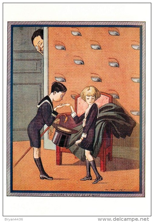 Illustrateur ; ROUBILLE - Rare édit; FORNEY -  **Toujours à L'Affut De La Mode ** Pub .-  CPSM . état TB - Cappiello