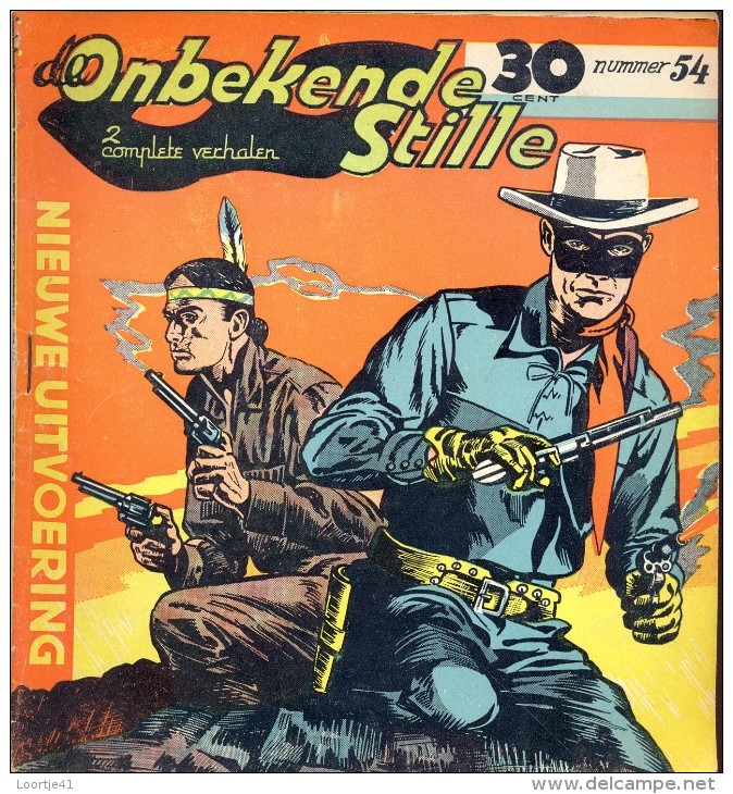 Strips - De Onbekende Stille - Western - Cowboy - Uitgave A.T.H - Teeuwen Rotterdam - N° 54 - Sonstige & Ohne Zuordnung