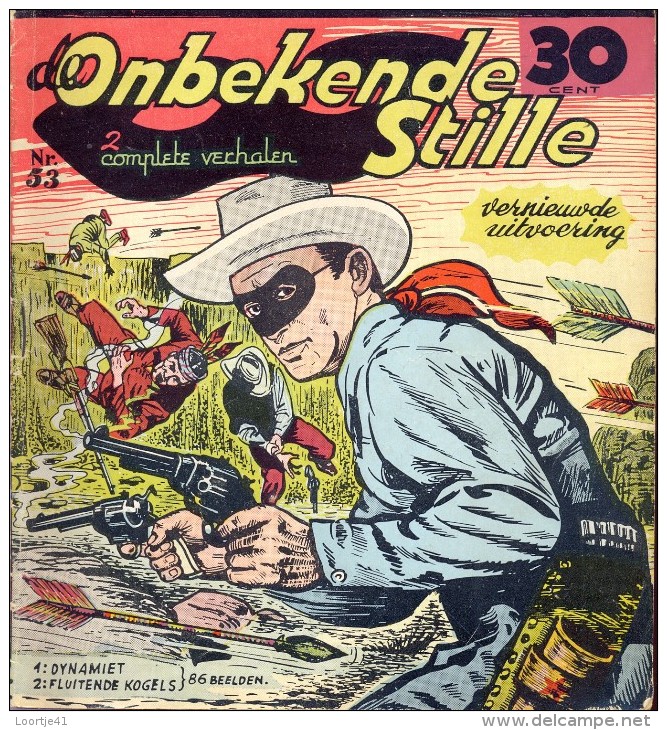 Strips - De Onbekende Stille - Western - Cowboy - Uitgave A.T.H - Teeuwen Rotterdam - N° 53 - Autres & Non Classés