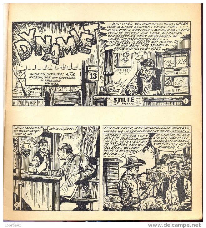 Strips - De Onbekende Stille - Western - Cowboy - Uitgave A.T.H - Teeuwen Rotterdam - N° 53 - Autres & Non Classés