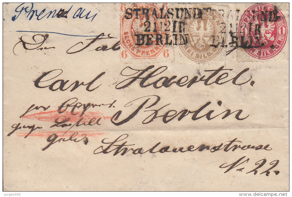 Nr 15, 16, 18, Op Brief Van Stralsund Naar Berlin (7034) - Sonstige & Ohne Zuordnung