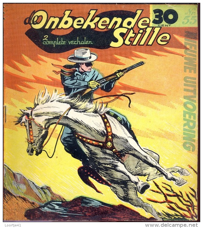 Strips - De Onbekende Stille - Western - Cowboy - Uitgave A.T.H - Teeuwen Rotterdam - N° 55 - Other & Unclassified