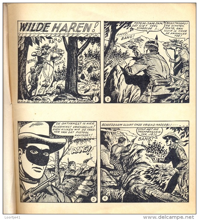 Strips - De Onbekende Stille - Western - Cowboy - Uitgave A.T.H - Teeuwen Rotterdam - N° 55 - Autres & Non Classés