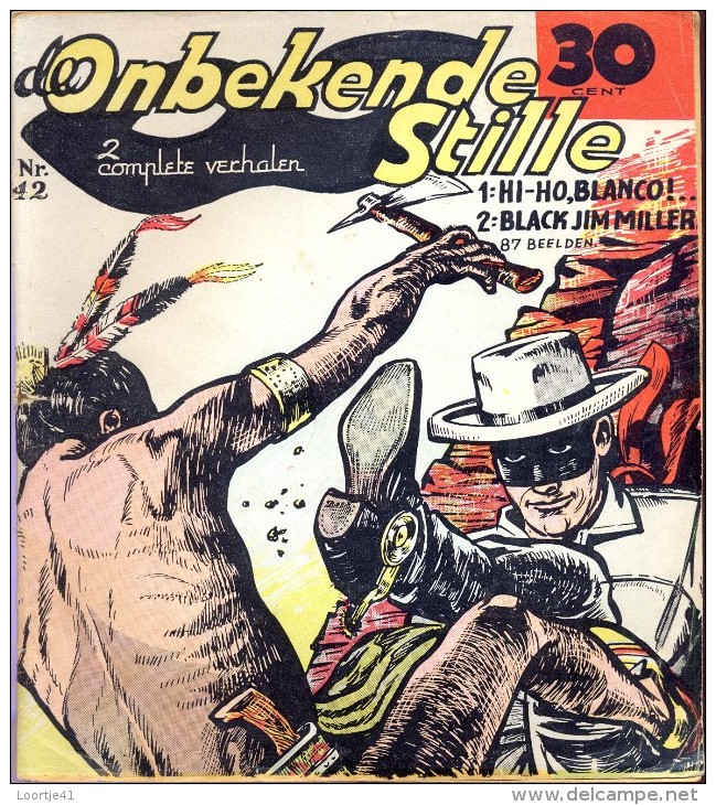 Strips - De Onbekende Stille - Western - Cowboy - Uitgave A.T.H - Teeuwen Rotterdam - N° 42 - Other & Unclassified