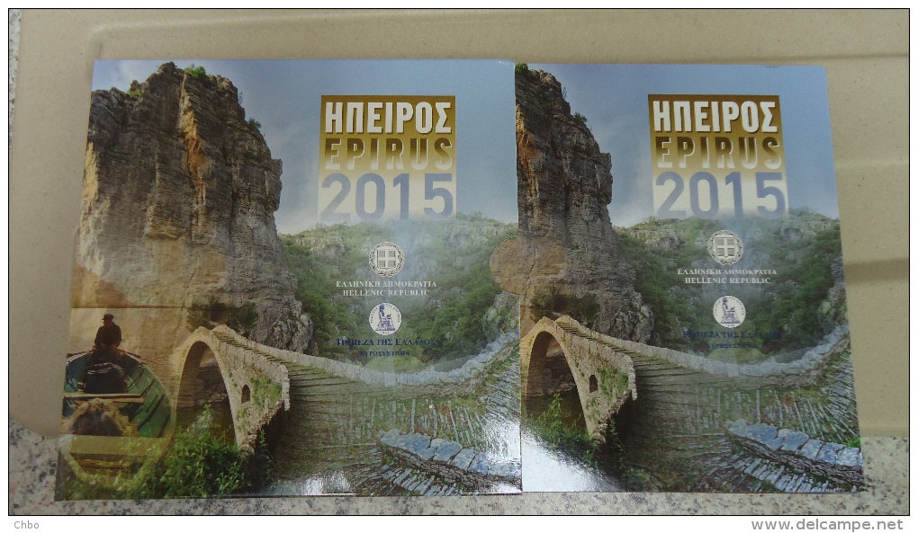 2 Euro 2015 * GRECE Coffret Officiel Euro "Épire" - Griekenland