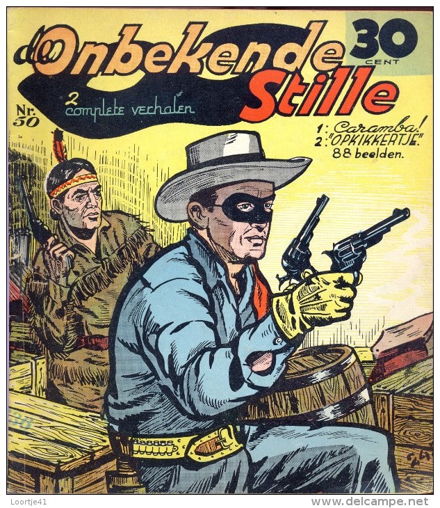 Strips - De Onbekende Stille - Western - Cowboy - Uitgave A.T.H - Teeuwen Rotterdam - N° 50 - Other & Unclassified